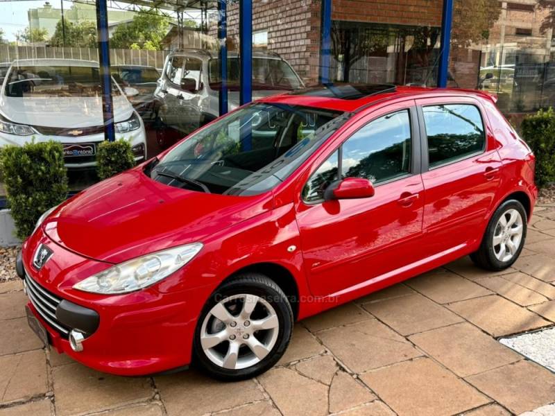 PEUGEOT - 307 - 2009/2010 - Vermelha - R$ 26.900,00