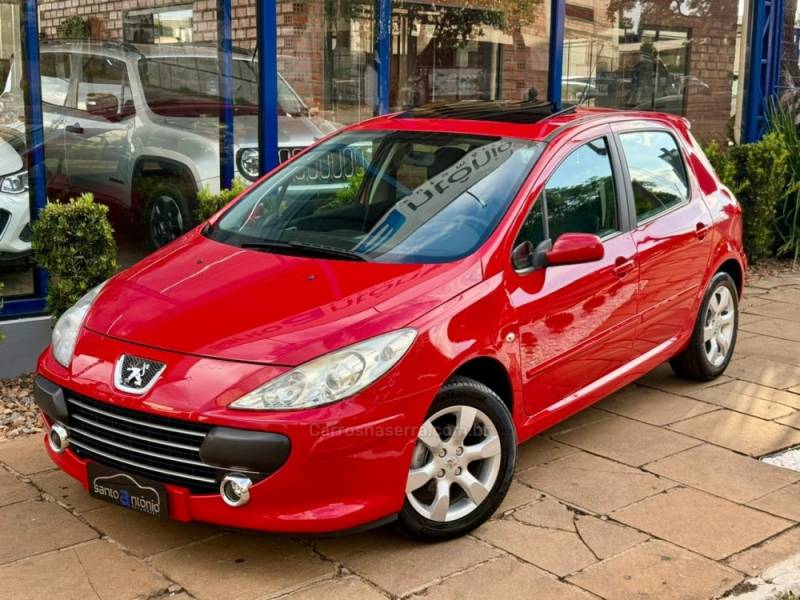 PEUGEOT - 307 - 2009/2010 - Vermelha - R$ 26.900,00