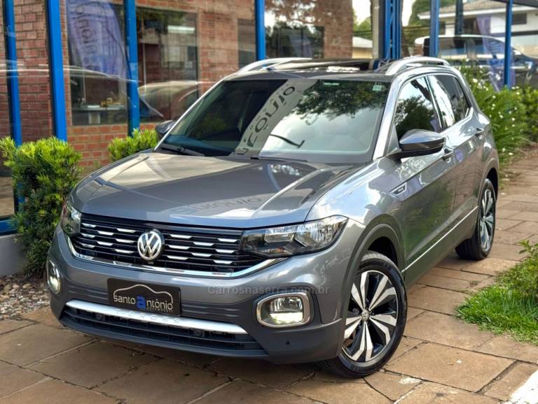 VOLKSWAGEN - T-CROSS - 2020/2021 - Cinza - R$ 121.900,00